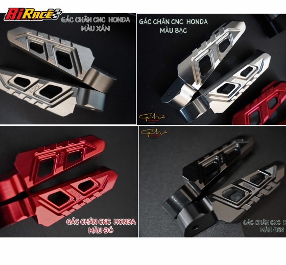 GÁC CHÂN CNC GH RACING- HONDA VARIO/ AIRBLADE / vision , beat