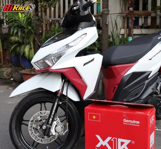 PHUỘC TRƯỚC LCM VARIO 125,150 - TI TRẮNG