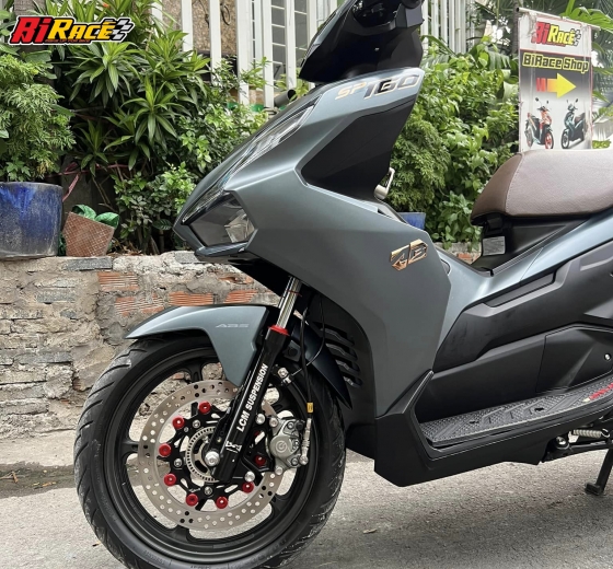 HEO BREMBO 2PISTON - BẢN LOGO LỚN XÁM - CHÍNH HÃNG