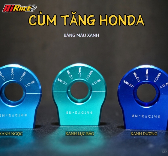CÙM TĂNG TỐC GH RACING - HONDA,YAMAHA 