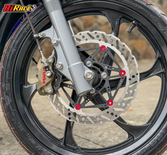 ĐĨA THẮNG GH-RACING / TRIFORCE 267MM DÒNG XE HONDA , YAMAHA