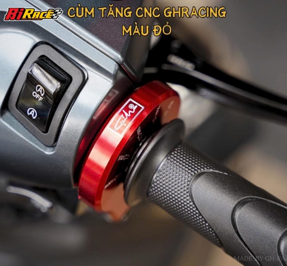 CÙM TĂNG TỐC GH RACING - HONDA,YAMAHA 