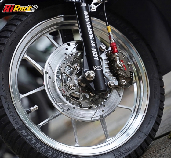  ĐĨA THẮNG RACE 220MM 4 LỖ- GH RACING ( MẪU TRÒN)