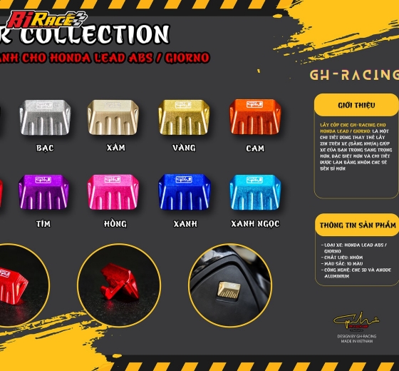LẪY CỐP CNC GH RACING - LEAD ĐỜI 2025