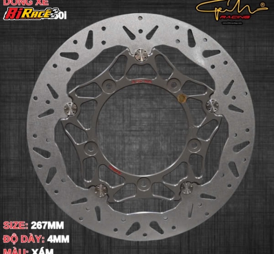 ĐĨA THẮNG GH - RACING 267MM 5 Lỗ MÂM ZIN AIRBLADE