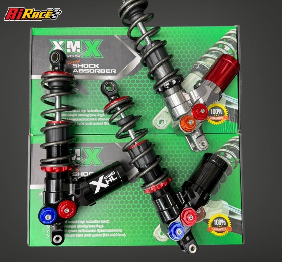 PHUỘC XMX BÌNH DẦU XÉO -LEAD,VARIO,VISION,SCOOPY( SALE ĐEN BD CAM )