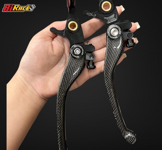 TAY THẮNG CARBON GH RACING- V2, SH