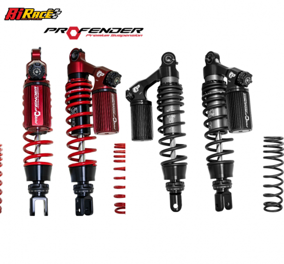 PHUỘC PROFENDER XS SERIES - AB 110, 125, 150 - 2 NÚM ( SALE ĐEN )
