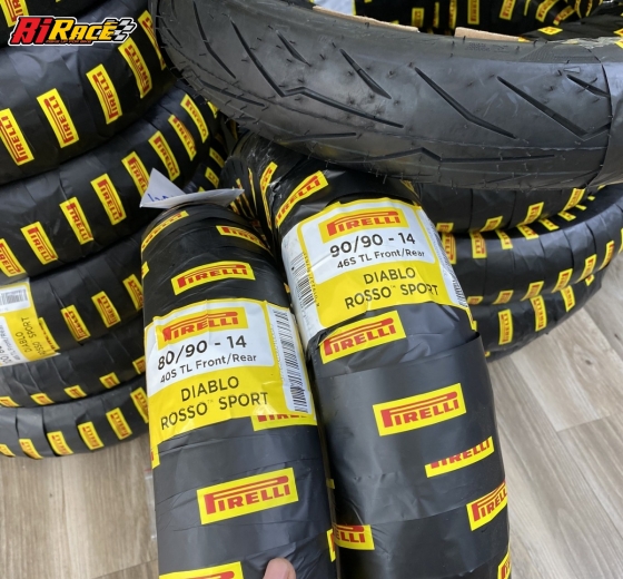 CẶP VỎ PIRELLI DIABLO ROSSO 80/90 - 90/90 ( CẶP )
