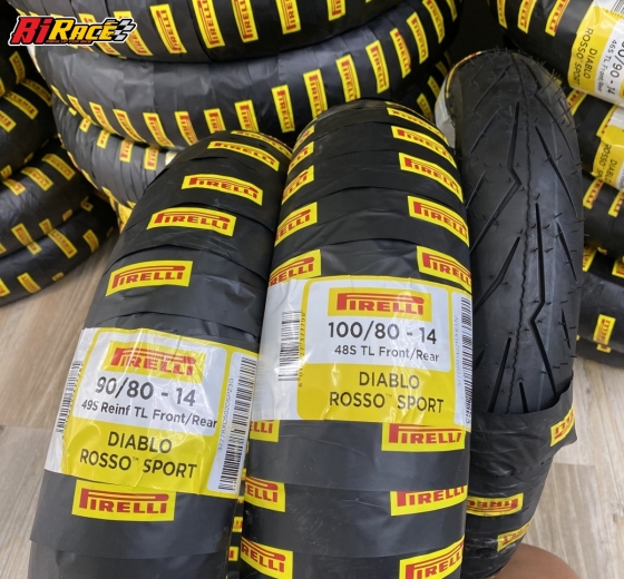 CẶP VỎ PIRELLI DIABLO ROSSO 90/80 - 100/80 ( CẶP )
