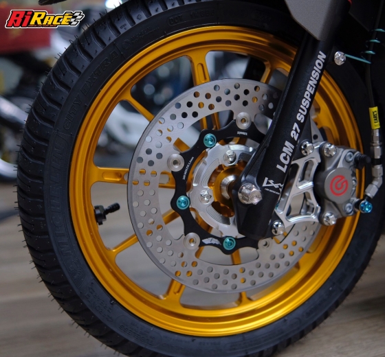 HEO BREMBO 2PISTON - BẢN LOGO ĐỎ , XÁM - CHÍNH HÃNG
