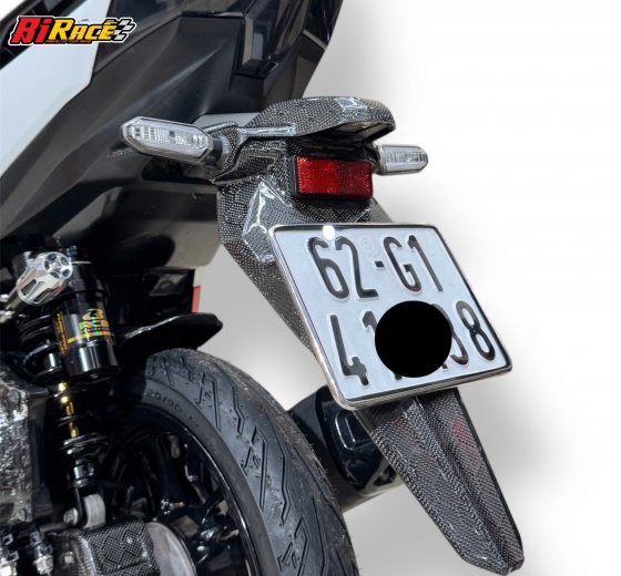 DÈ BIỂN SỐ + CÓC CHỤP VARIO 2018 - 2024/ VARIO 160 - ỐP CARBON FIBER