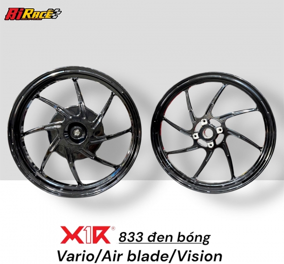 MÂM X1R CNC 8 CÂY VARIO, AB, VISION,... ( SƠN FULL ĐEN BÓNG TĨNH ĐIỆN )